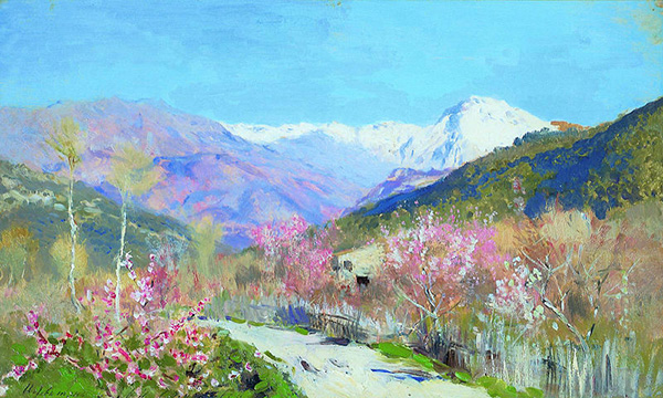 “Spring in Italy” by Isaac Levitan